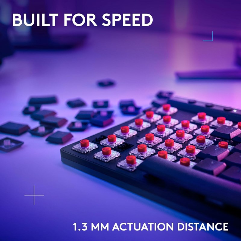 Logitech G515 LIGHTSPEED TKL Wireless Low Profile Mechanical Gaming Keyboard (Tactile Switch) - Black (US Layout) Logitech G515 LIGHTSPEED TKL Wireless Low Profile Mechanical Gaming Keyboard (Tactile Switch) - Black (US Layout)